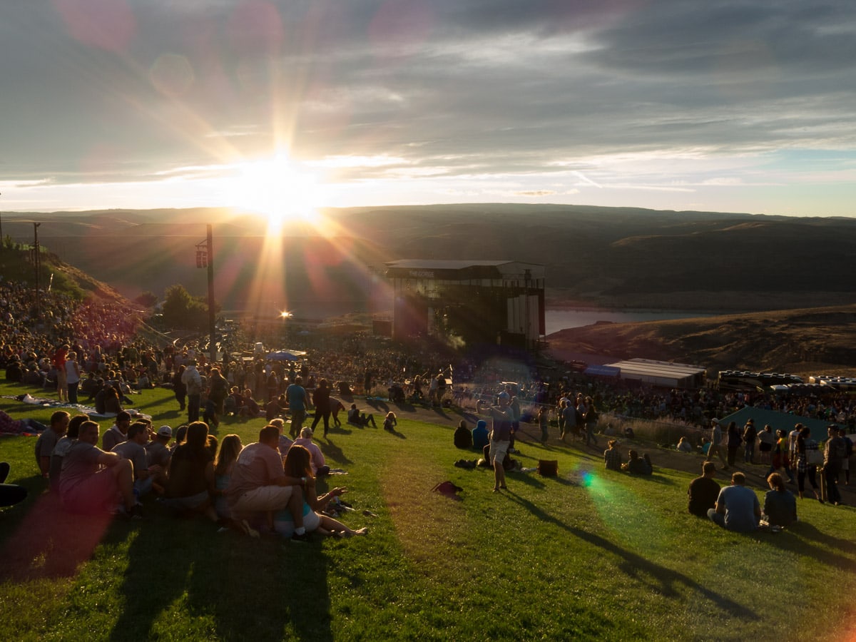 Sunset over the Gorge